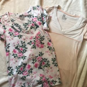 Peach & White PAC Sun tee